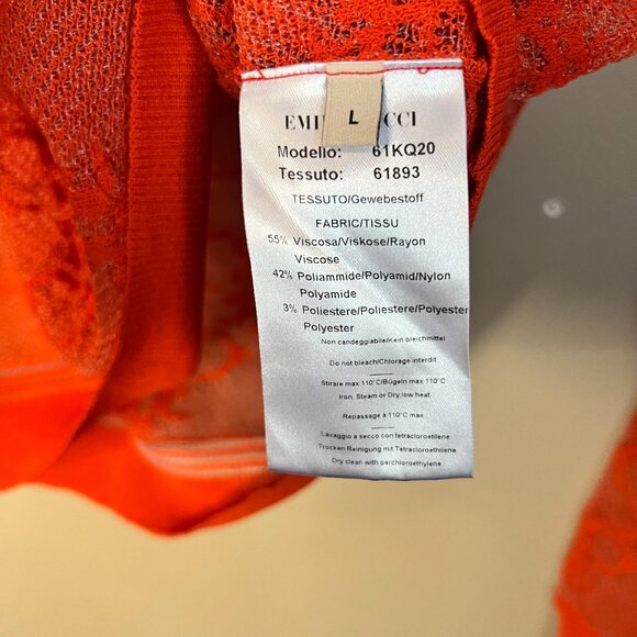 Emilio Pucci Bee Pattern long sleeve mesh top - Picture 4 of 5